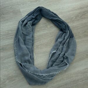 Infinity Scarf Frayed Edge 100% cotton lightweight coastal casual nautical